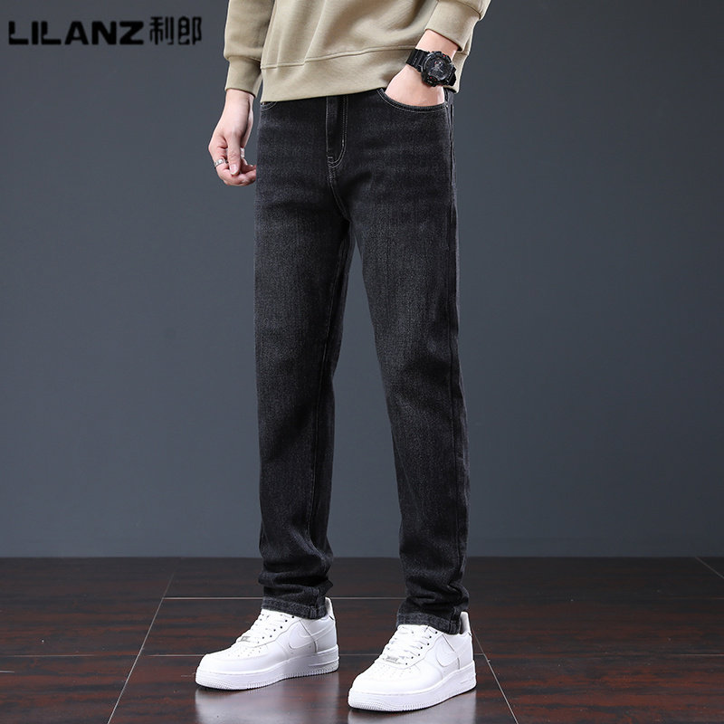 利郎男装牛仔裤2026春夏季新款男士弹力修身商务休闲直通长裤子潮
