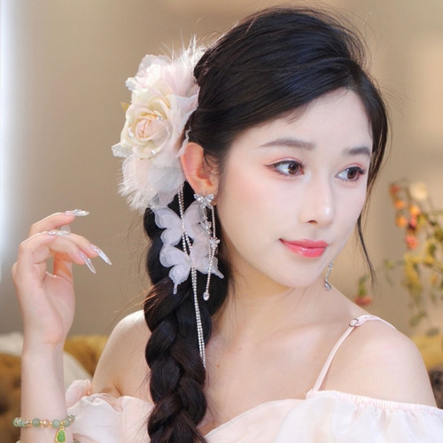 高端发夹半扎发发夹头饰气质鲨鱼