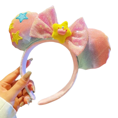 儿童迪士尼游园装备拍照蝴蝶结
