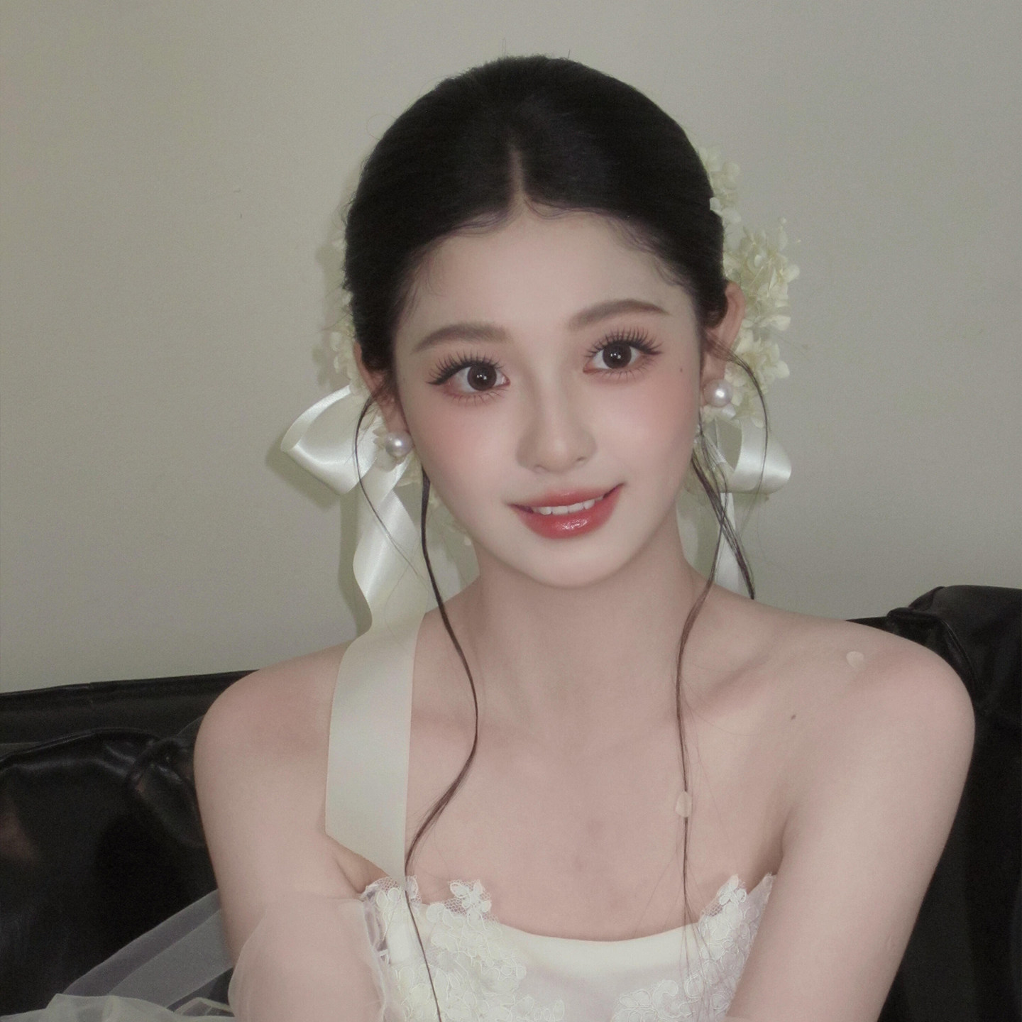 「永恒之环」绣球花蝴蝶结发饰