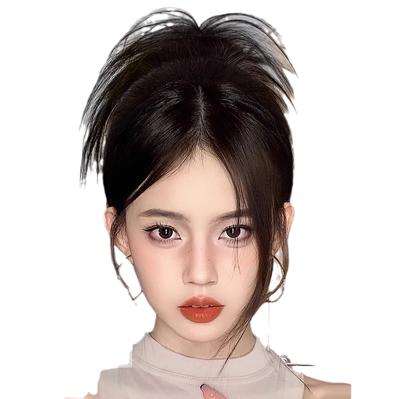 鸡窝头抓夹女假发蓬松鸡毛发夹