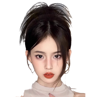 鸡窝头抓夹女假发蓬松夹子辣妹喷泉鸡毛发夹高颅顶发卡鲨鱼夹头饰