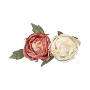 山茶抚衿香！中式花朵发夹！侧边夹超仙发卡后脑勺盘发刘海夹头饰