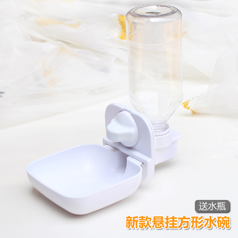 宠物饮水器挂式兔子狗狗喝水器自动喂水碗壶悬挂泰迪笼子猫咪用品