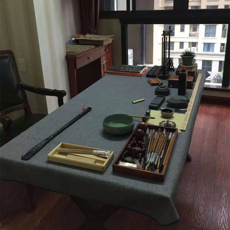 赵北毛毡桌布书法毛毡垫写毛笔字垫毡子高级书画羊毛毡书法垫