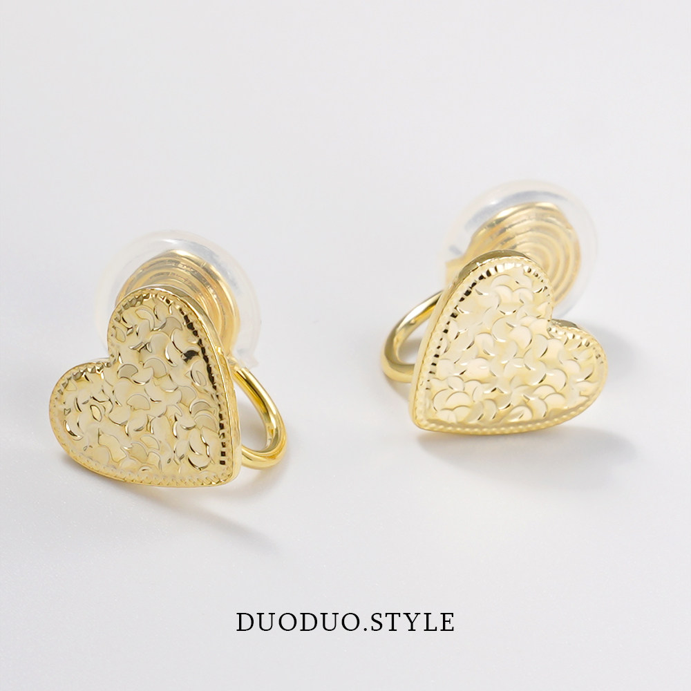 2025年爆款碎冰冰爱心耳环女无耳洞蚊香盘耳夹精致小巧气质耳饰潮,饰品/流行首饰/时尚饰品新,耳夹,淘宝优惠券,粉丝福利购,淘宝优惠卷