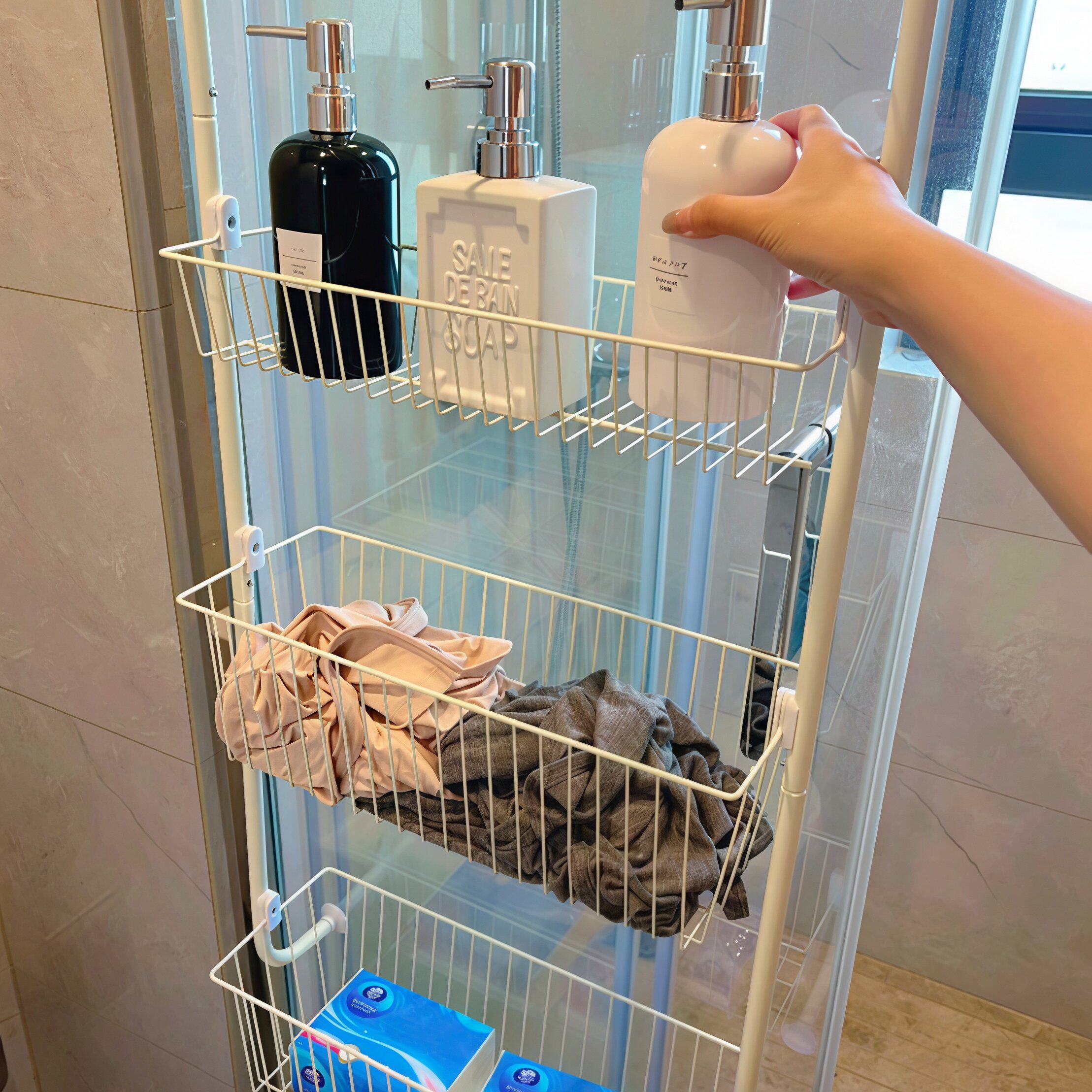 洗漱用品收纳架浴室置物架免打孔