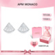 APM 生日礼物 Monaco小扇子耳钉耳环女925纯银轻奢耳饰轻奢