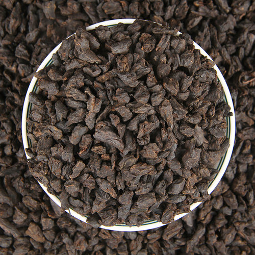 糯米香茶化石茶叶普洱茶熟茶散装茶古树碎老茶头银子500g