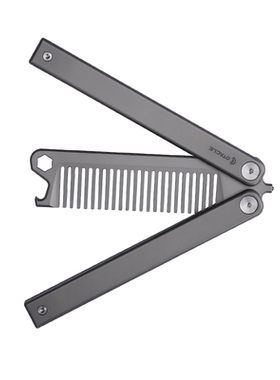 Otacle傲雷 钛合金训练练习蝴蝶刀梳子未开刃