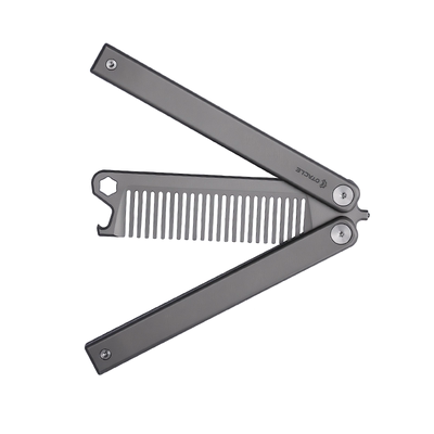 Otacle傲雷 钛合金训练练习蝴蝶刀梳子未开刃