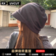 薄款 UVCUT日本2025新款 堆堆帽女秋冬大头围显脸小包头针织冷帽