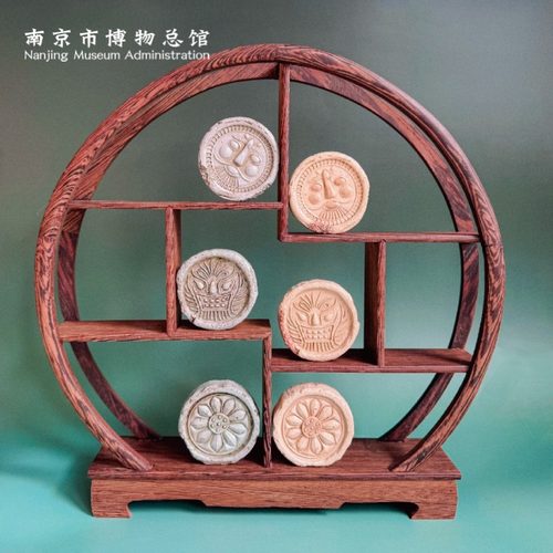 南京六朝博物馆文创纪念品六朝瓦当立体冰箱贴复古创意国风伴手礼