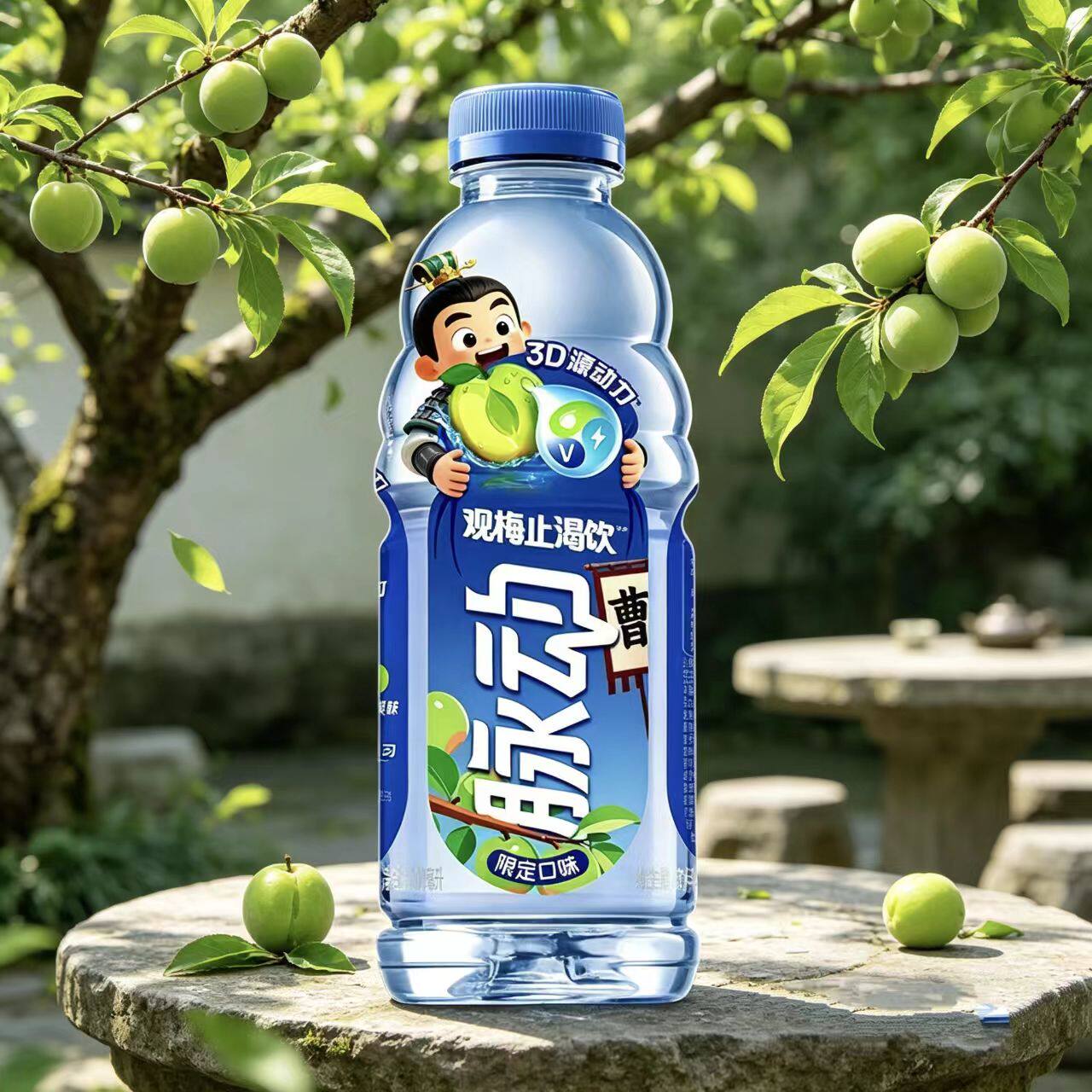 【新口味】脉动限定款观梅止渴饮提神补充维生素饮料瓶装*600ml