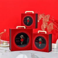 禮物盒大號(hào)口紅化妝品驚喜伴娘生日伴手禮盒空盒唱片手提盒包裝