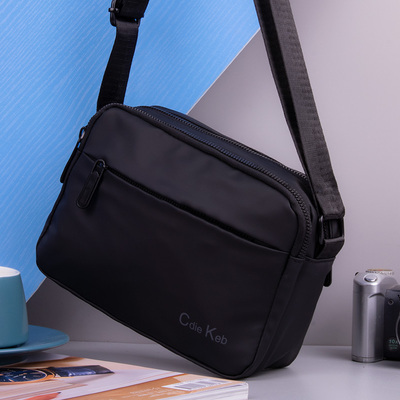 单肩包男男士小背包防水牛津布