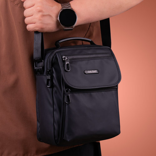 男士斜挎包手提单肩包迷你小背包