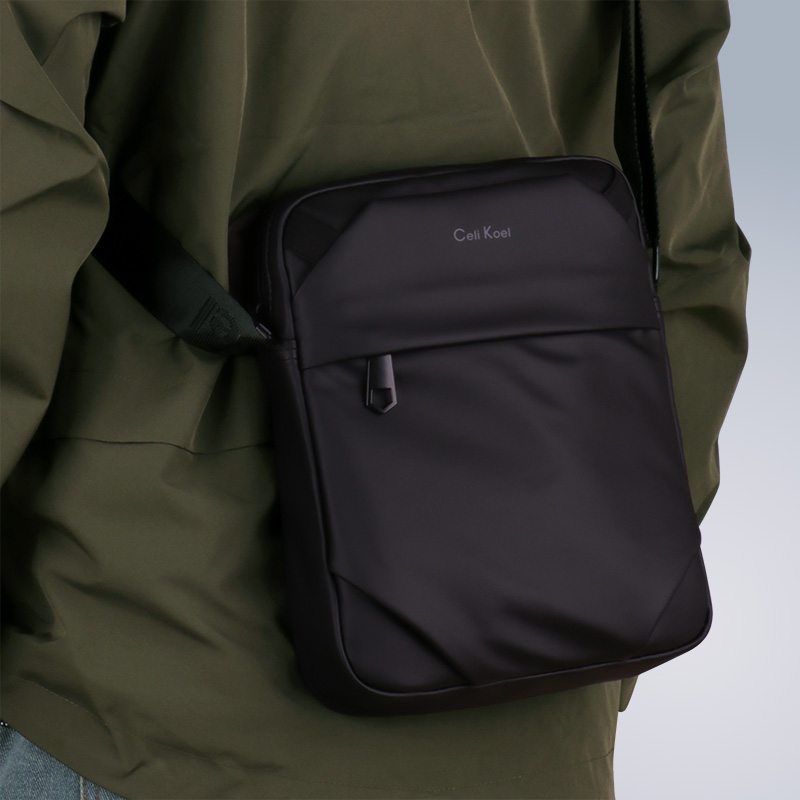 男士斜挎包迷你帆布手机包