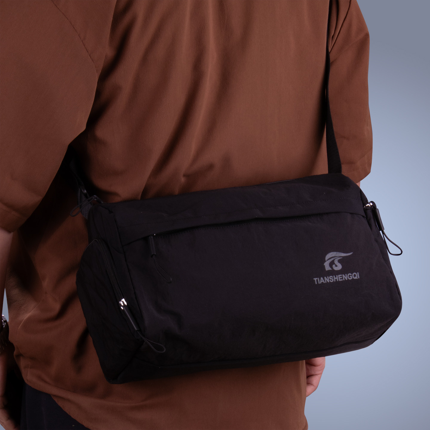 男士斜挎包小型短途旅行包可套拉杆箱休闲单肩包男轻便尼龙帆布包,箱包皮具/热销女包/男包,男士包袋,淘宝优惠券,粉丝福利购,淘宝优惠卷