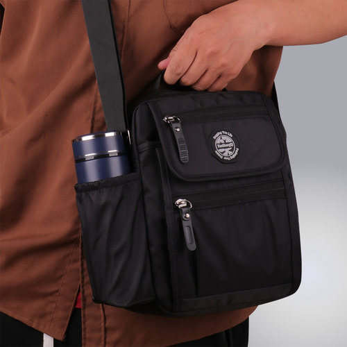 男士斜挎包2025新款手提单肩包