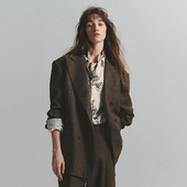 SageSalt 6028BR Moon羊毛 早秋限定系列 双排扣戗驳领西装