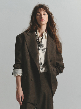 SageSalt 早秋限定系列 双排扣戗驳领西装 Moon羊毛 6028BR