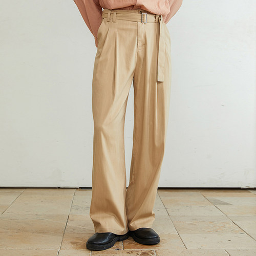 有腰带长裤SageSalt飘逸垂顺