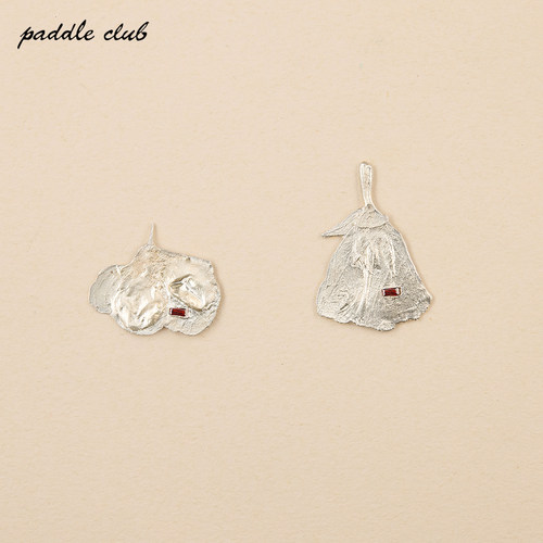 paddle club晚春锦宝石耳钉