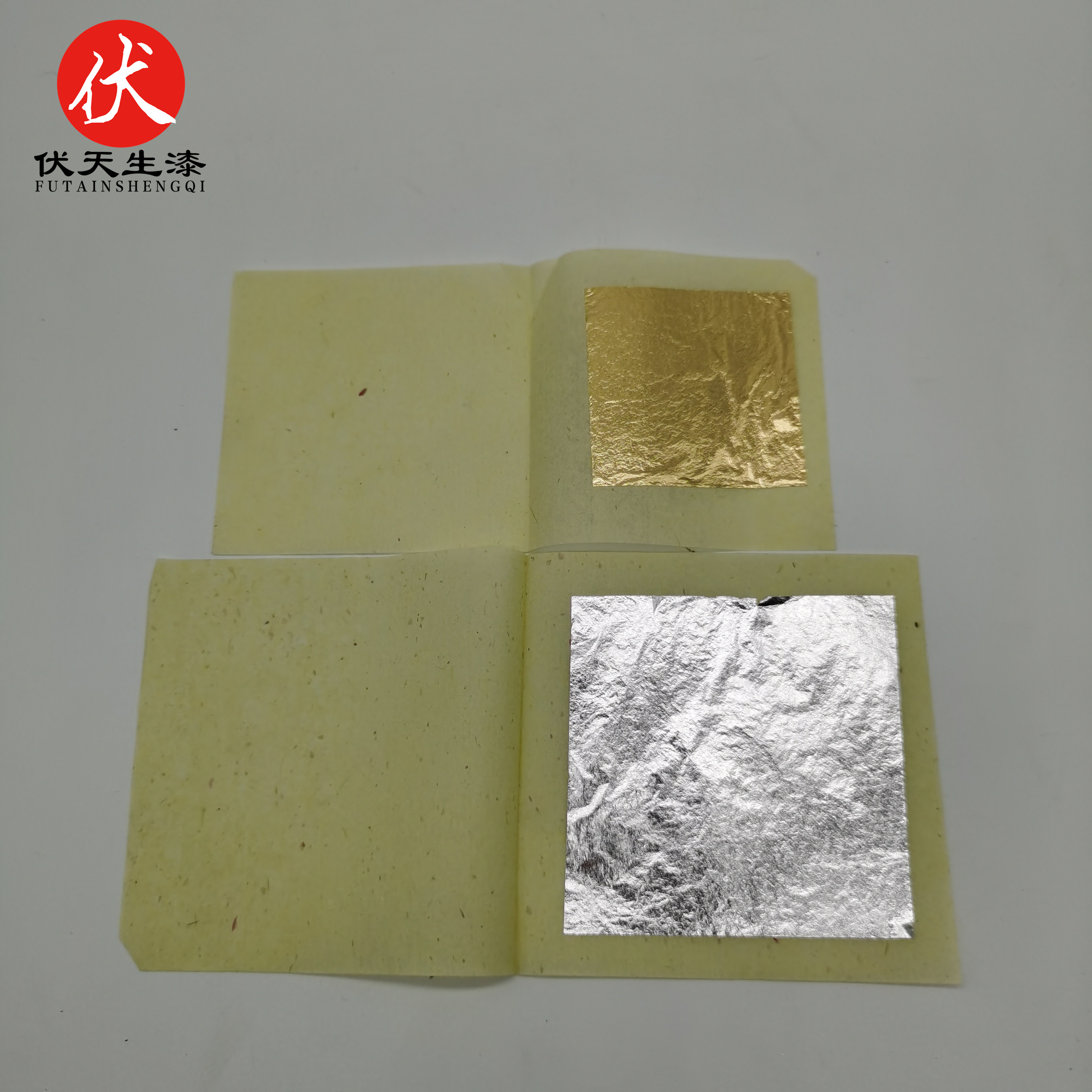 99纯金箔纸 银箔纸 佛像金缮漆艺寺庙贴金专用 24k纯金箔纸