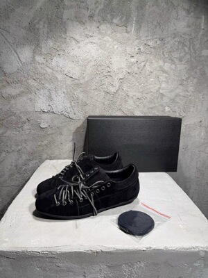 NO/FAITH新款真皮系带低帮时尚做旧复古德训鞋厚底运动休闲男鞋子