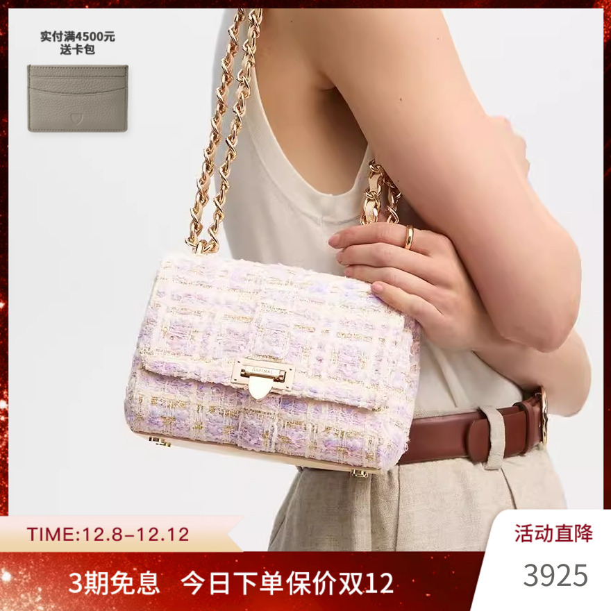 【黑五活动】Aspinal小号Lottie链条包斜挎单肩包女轻奢通勤女包