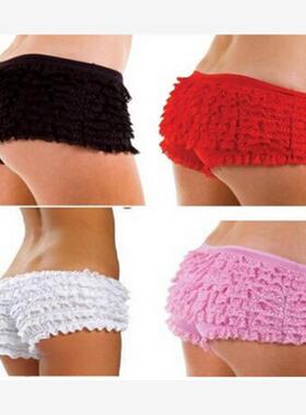 2022 Women Sexy Panties Ladies Ruffled Lace Bloomers Knicker