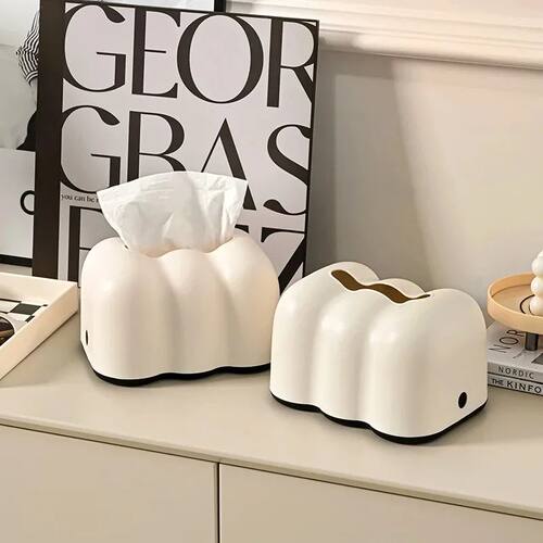Luxury Creative Milk Cloud Living Room Tissue Box Wall Mount