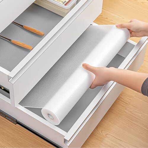 30/45/50/60cm Drawer Mat Shelf Cover Liners Non Slip Waterpr