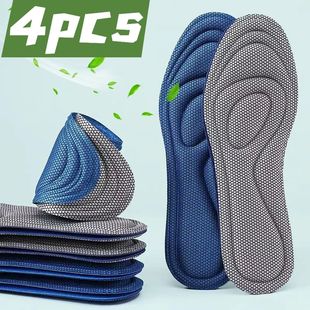 4pcs Memory Foam Orthopedic Insoles for Shoes Men Women Nano