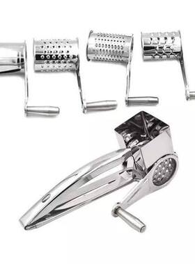 4 PCS Set Cheese Grater Hand-operated Rotary 奶酪芝士刨丝器