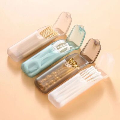 Mini Toothpick Storage Box with Lid Toothpick Box Portable T