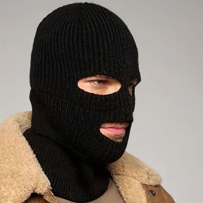 Winter Sports Knit Hat with Integrated Balaclava | Breathabl