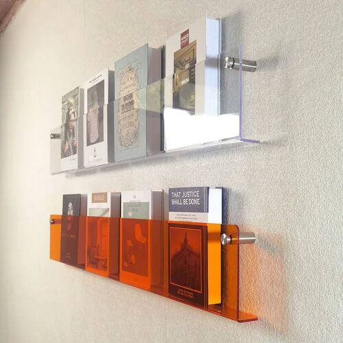 2pcs Acrylic Storage Rack,book Organizer,Cd Holder,magazine