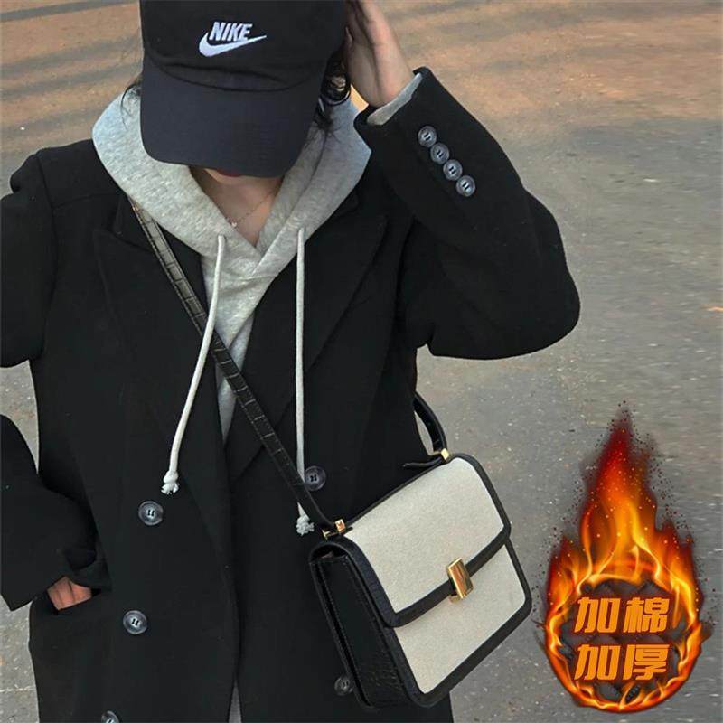 法式赫本风呢子大衣女秋冬新款中长款韩系高级感加棉加厚毛呢外套,女装/女士精品,时尚套装,淘宝优惠券,粉丝福利购,淘宝优惠卷