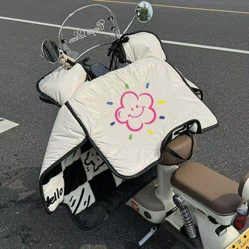 适用台铃雅迪爱玛九号电动车挡风被防寒防雨水冬季电瓶车配件大全