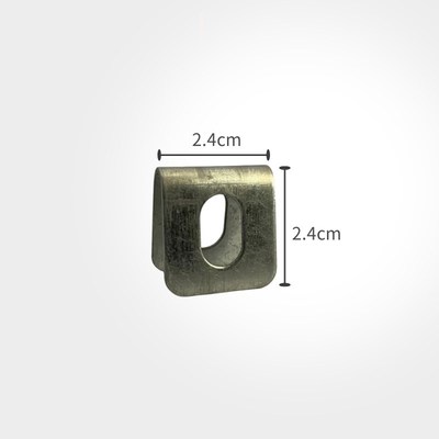 带孔网片圆管方管固定铁片卡扣螺丝卡扣铁丝网固定铆立柱安装配件