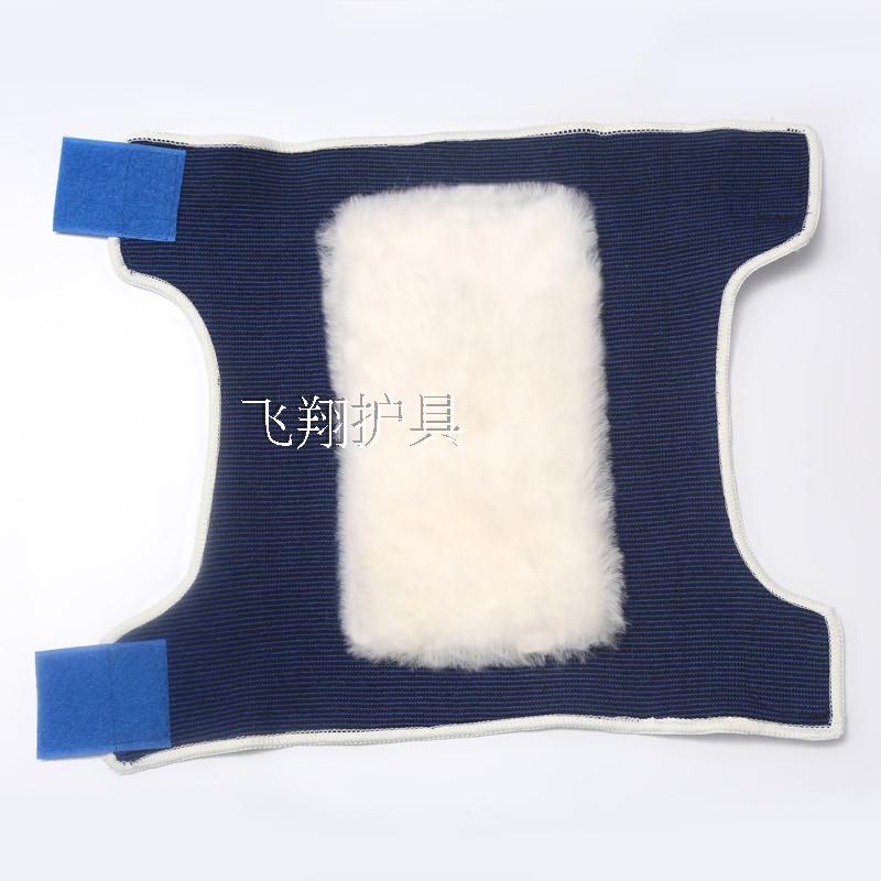 纯羊毛套筒搭扣护膝弹力护膝加厚保暖防寒中老年男女通用睡觉骑行