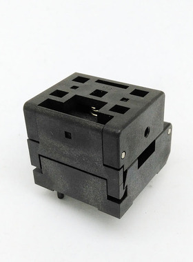 QFN32测试座烧录座翻盖老化座编程座QFN32芯片转接座0.4间距4X4mm