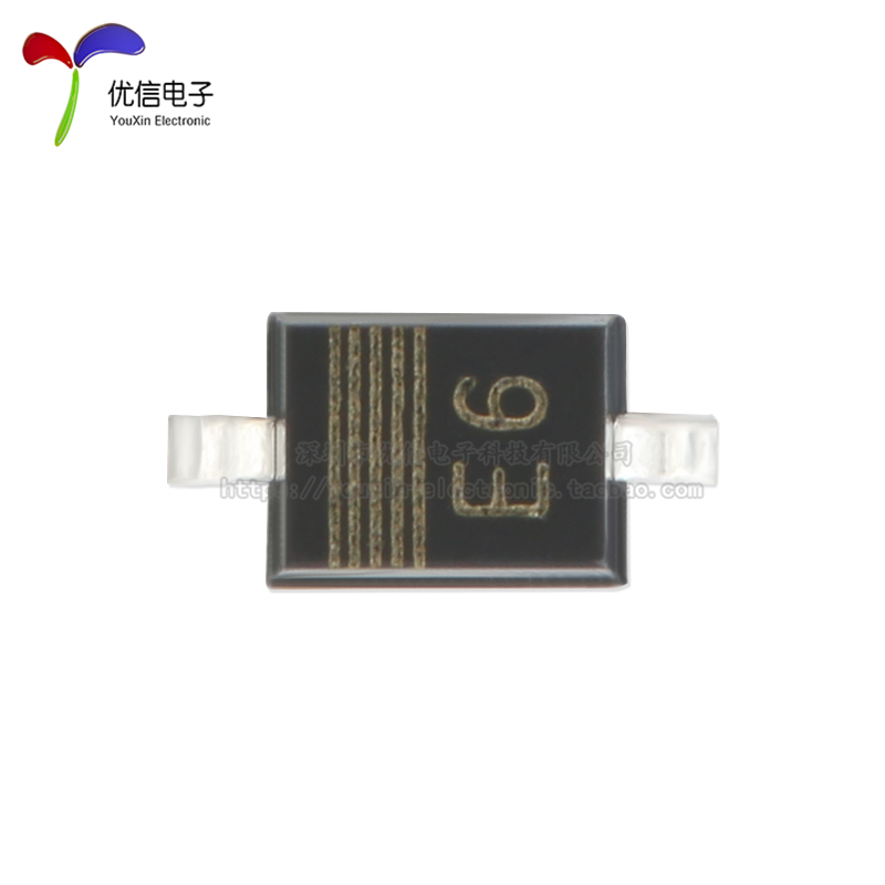 原装正品 PESD5V0S1BA,115 丝印E6 SOD-323 5.0V 贴片ESD二极管