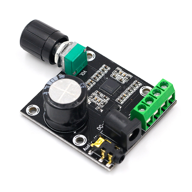 PAM8610双声道12V高清功放板立体声 D类 纯数字功放 15W*2 大功率