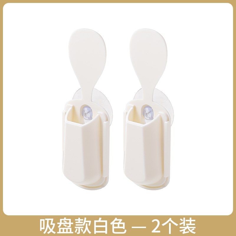 免打孔饭勺座置物架厨房壁挂吸盘电饭煲饭铲收纳架米饭勺子放置架图片