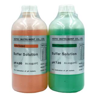 合泰PH标准液HOTEC酸度计校正液PH4.00电极标定缓冲液PH7.0标定液