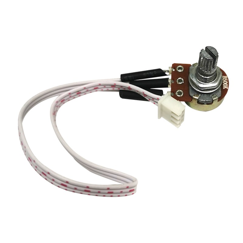 WH148型B500K单联q电位器 带2 .54mm间距3P连接线 音箱功放板配件