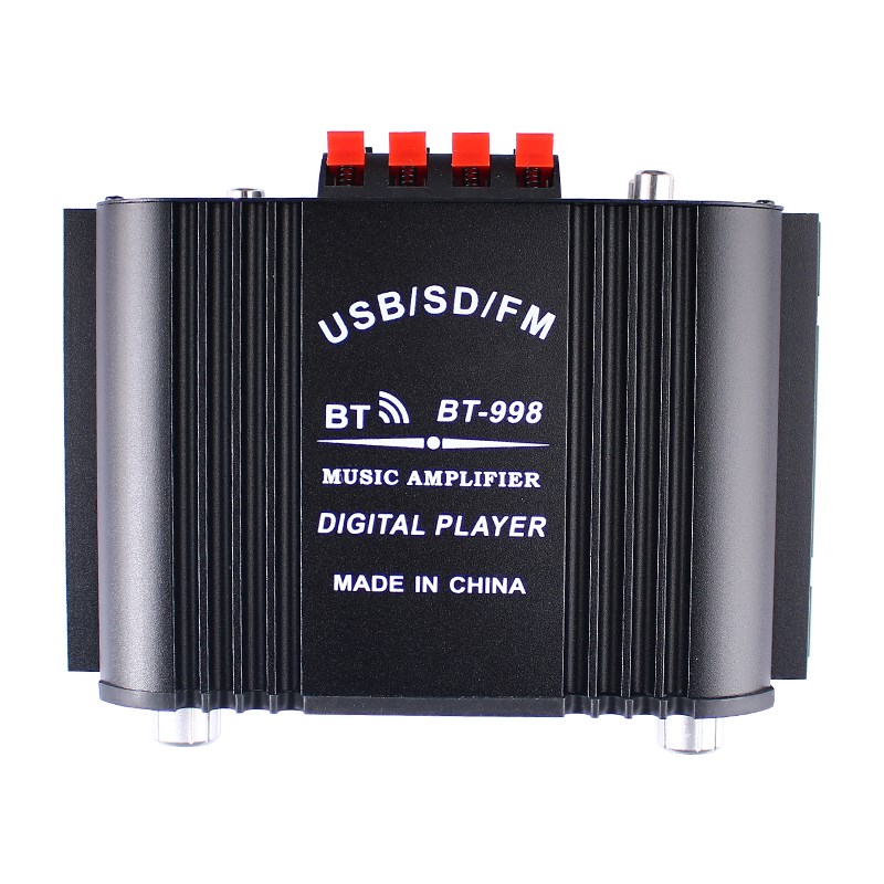 大功率迷a你蓝牙功放机家用车载发烧hifi音响60W*4四通双声道DC12